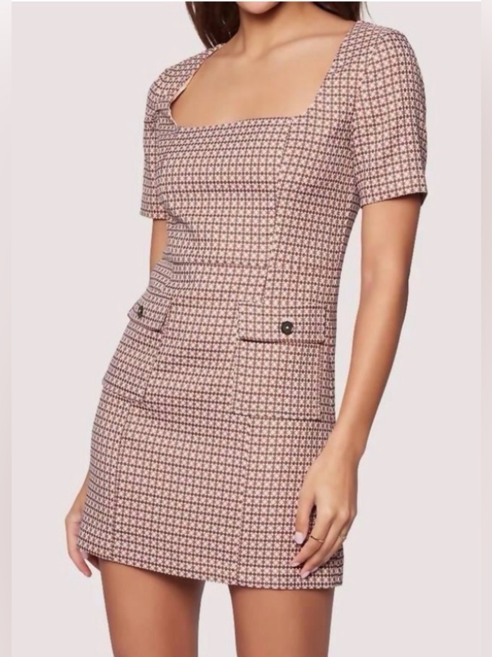 NWT Lost + Wonder Tweed Style Sara Mini Dress, Size M